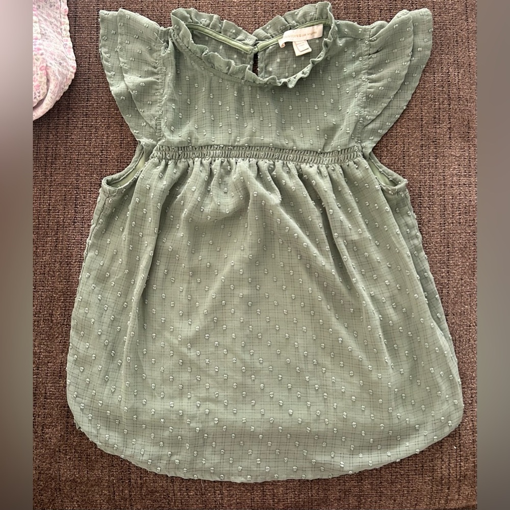 Monteau LA Sage Ruffled Blouse